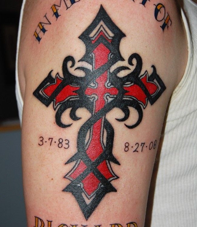badass cross tattoos for men - Clip Art Library