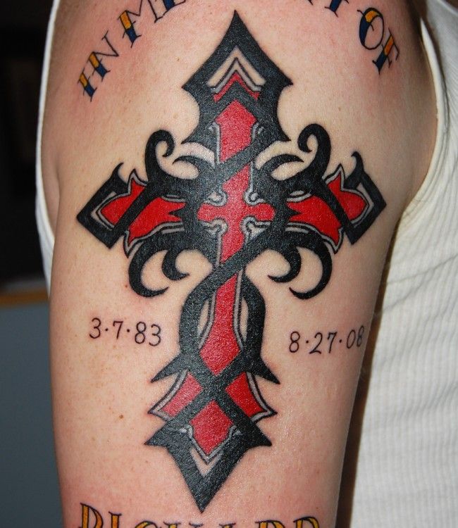 badass cross tattoos for men Clip Art Library