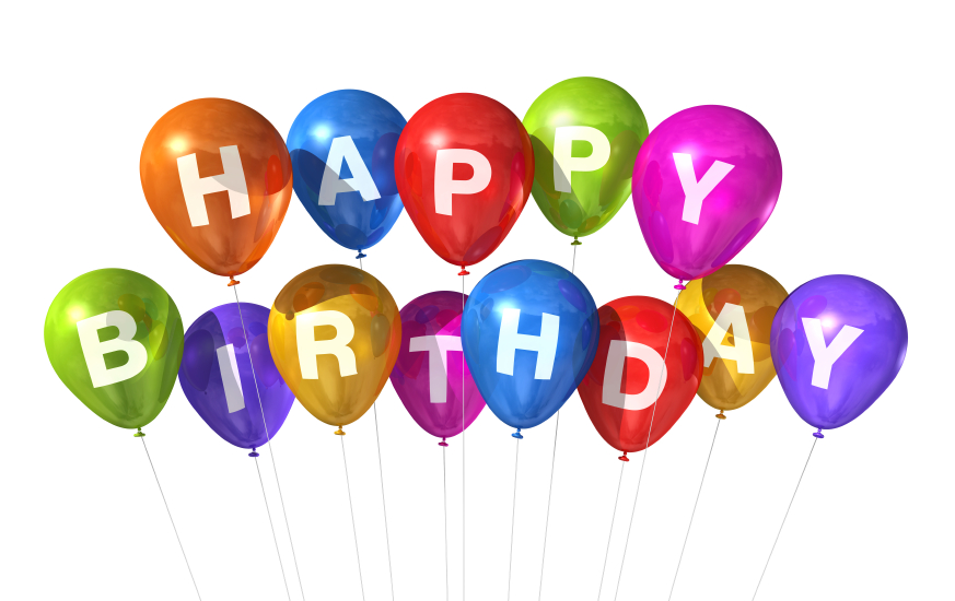 happy birthday balloons cartoon - Clip Art Library