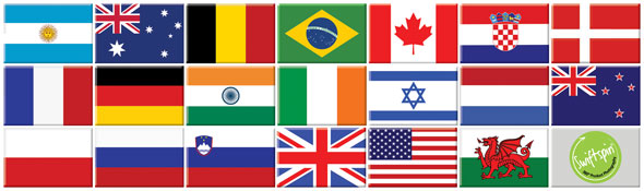 clipart of flags around the world - photo #38