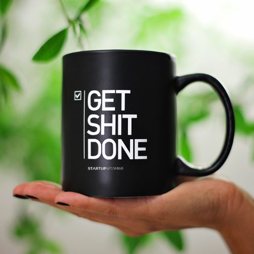  | Get Shit DONE coffee mug, Glossy: Coffee Cups  Mugs