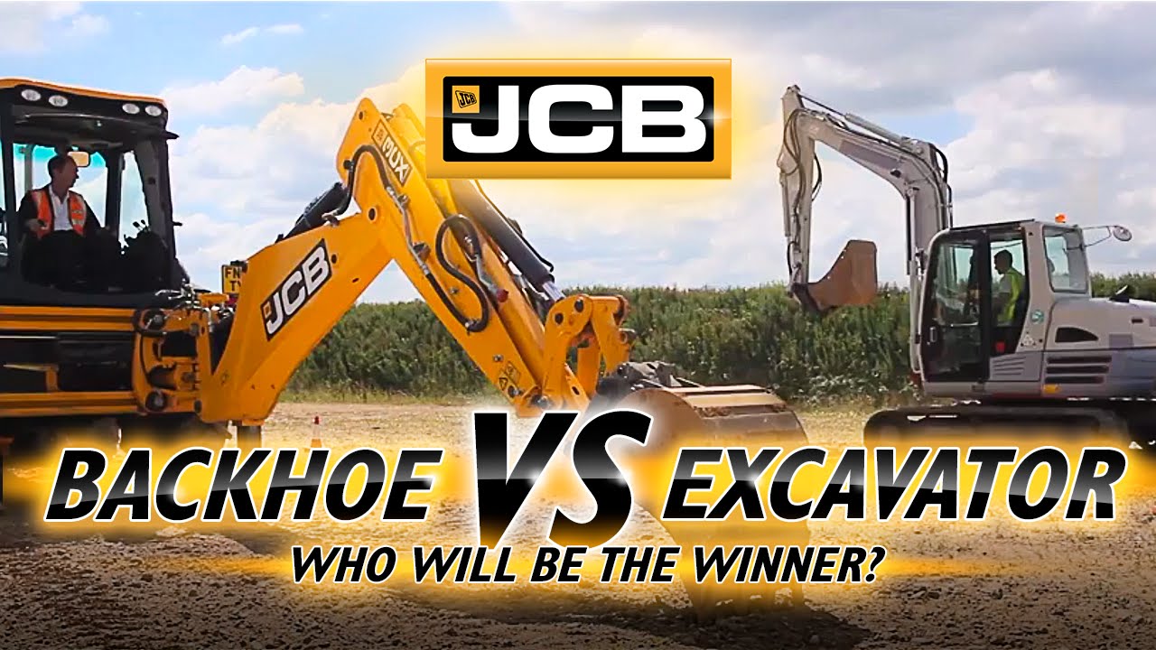 Backhoe vs Excavator - YouTube