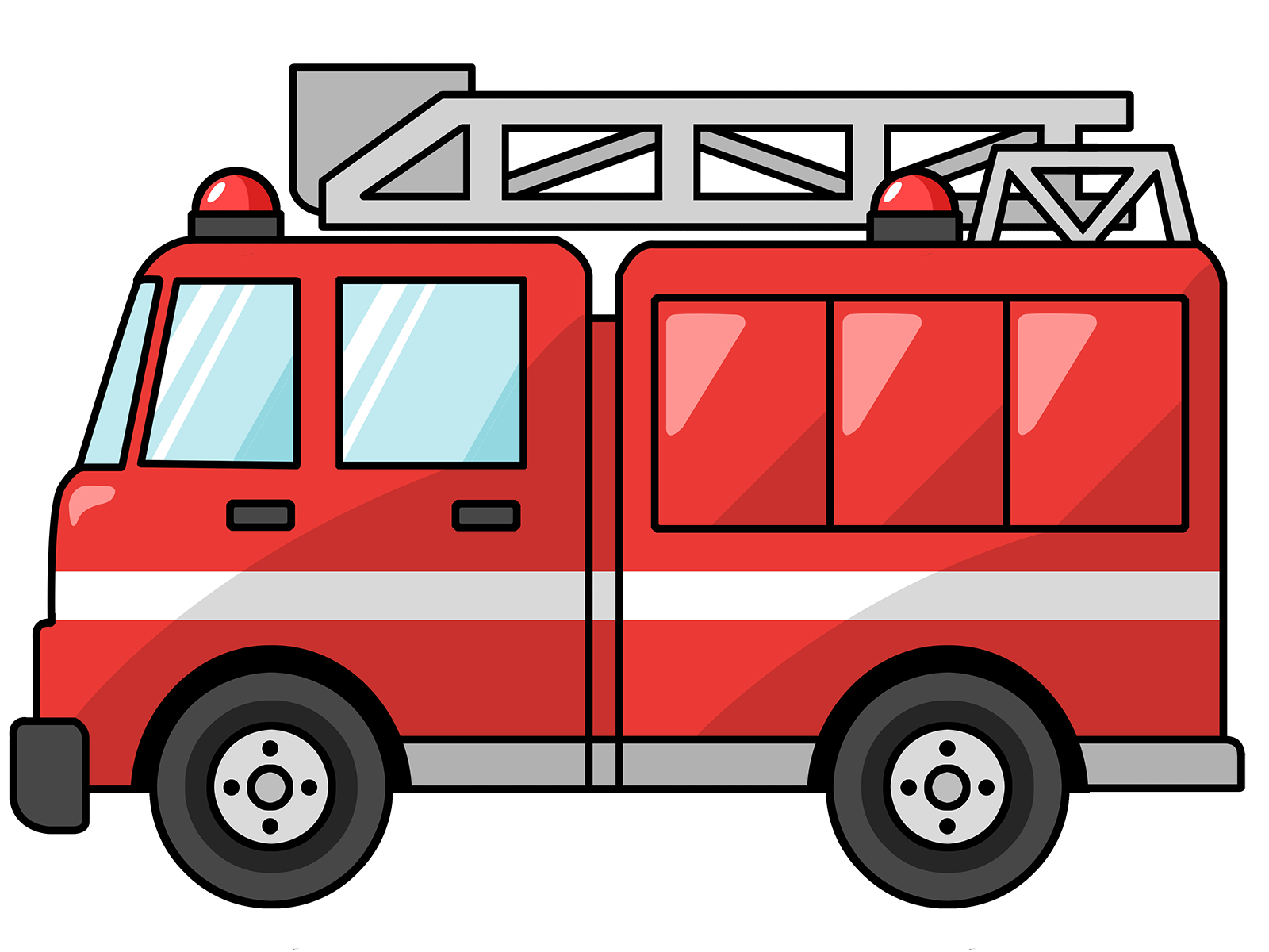 Free Fire Engine Cartoon Pictures, Download Free Fire Engine Cartoon  Pictures png images, Free ClipArts on Clipart Library