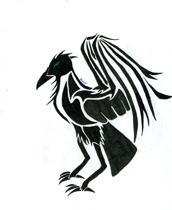 Clip Arts Related To : crow tattoos. view all Tribal Crow Tattoo Designs). 