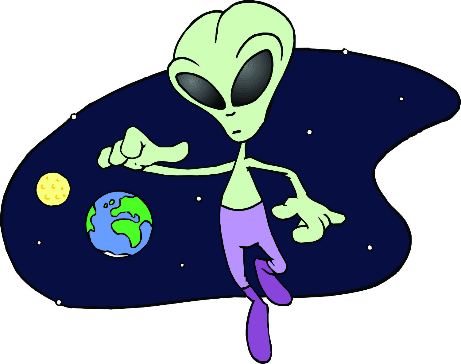 Alien Spaceship Cartoon - Clipart library