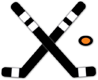 Hockey Sticks And Puck clip art