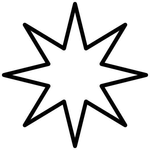 Outline Of A Star Shape - Clipart library