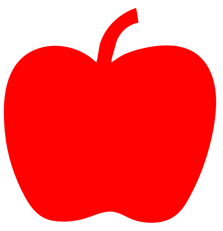 red apple clipart - photo #30