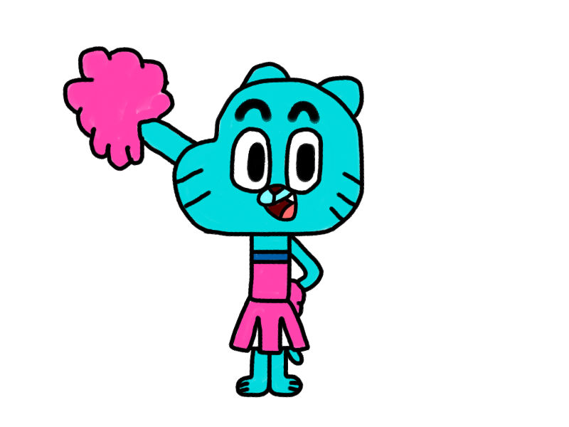 amazing world of gumball gumball cheerleading outfit.