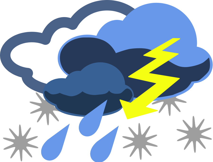 Weather Symbols Cloudy Night Clipart, vector clip art online 
