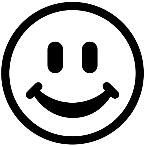 Outline Smiley Face - Clipart library
