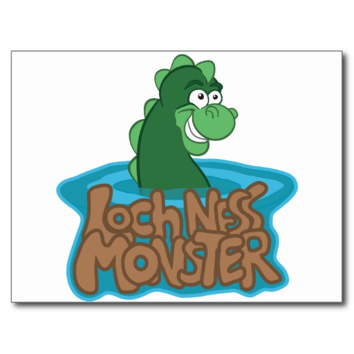 Loch Ness Monster Cartoon Post Card | Zazzle