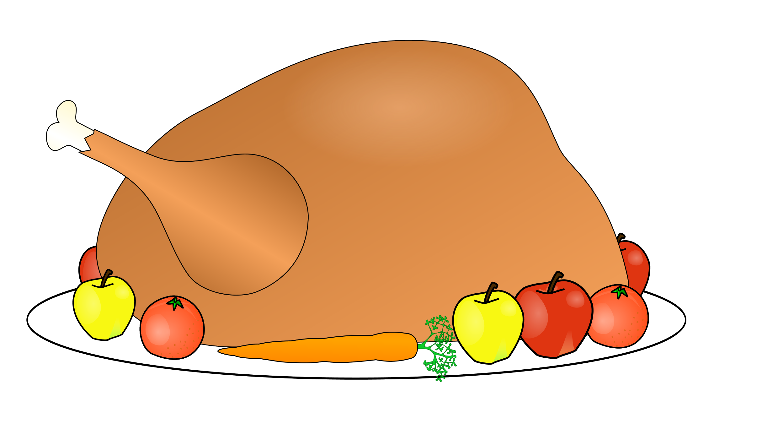 Roasted Turkey Clipart | Clipart library - Free Clipart Images