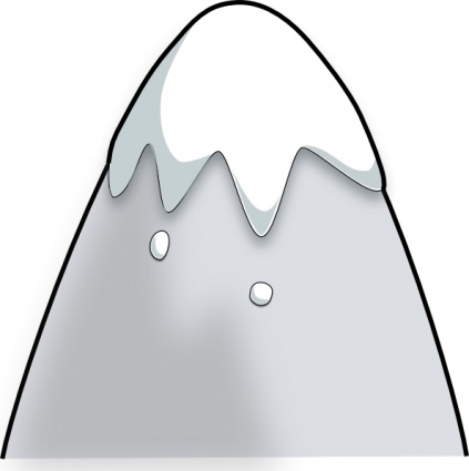 Kliponius Mountain In A Cartoon Style clip art - Download free 
