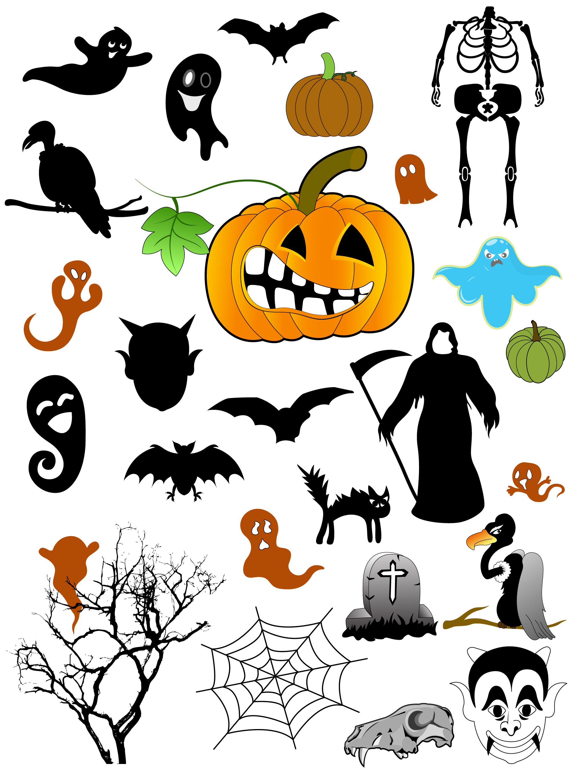 Clip Arts Related To : halloween house drawing silhouettes. view all Free H...