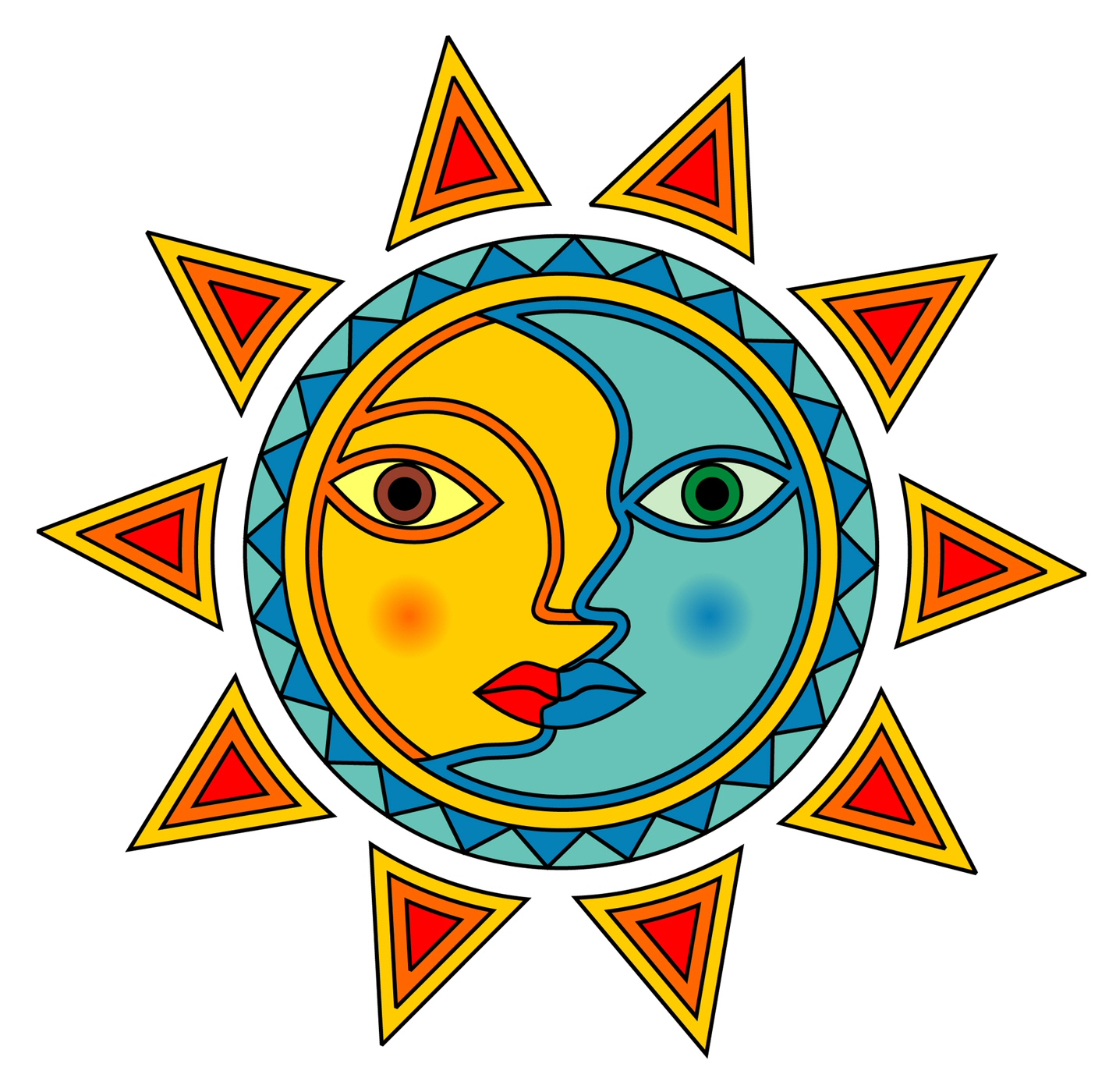 Free Sun And Moon Clipart, Download Free Sun And Moon Clipart png
