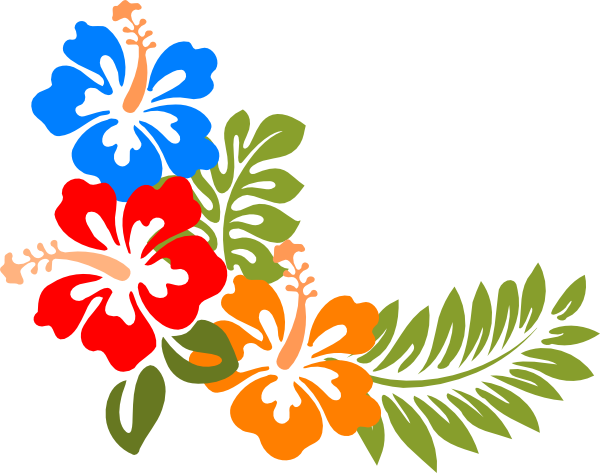 Cartoon Hibiscus Flower 