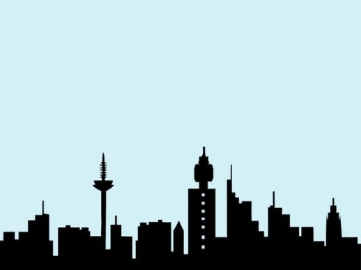 Frankfurt Skyline Vector - AI PDF - Free Graphics download