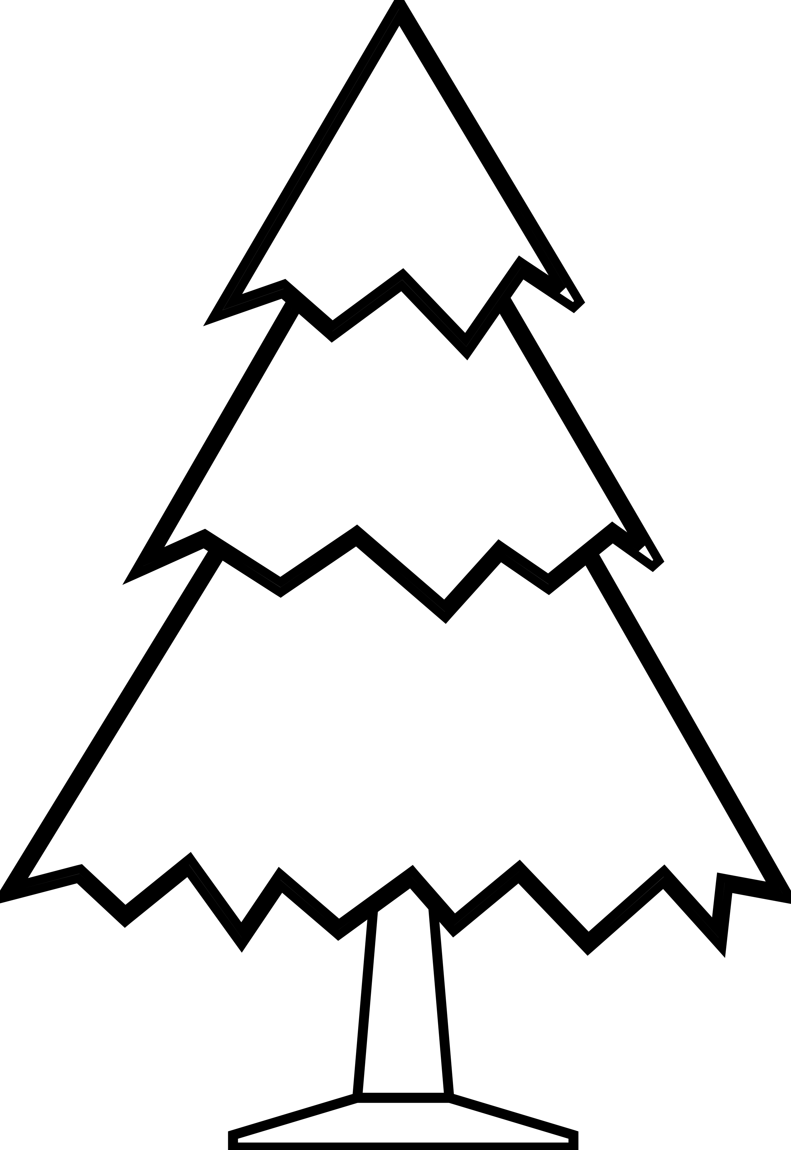 Simple Pine Tree Drawings - Gallery