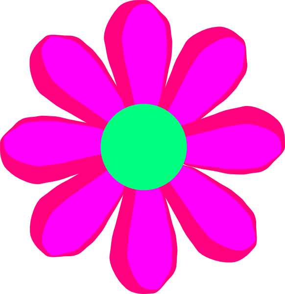 flower-cartoon-pink-hi - Clipart library - Clipart library