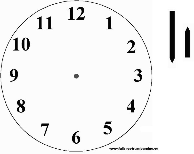 clip art images telling time - photo #25