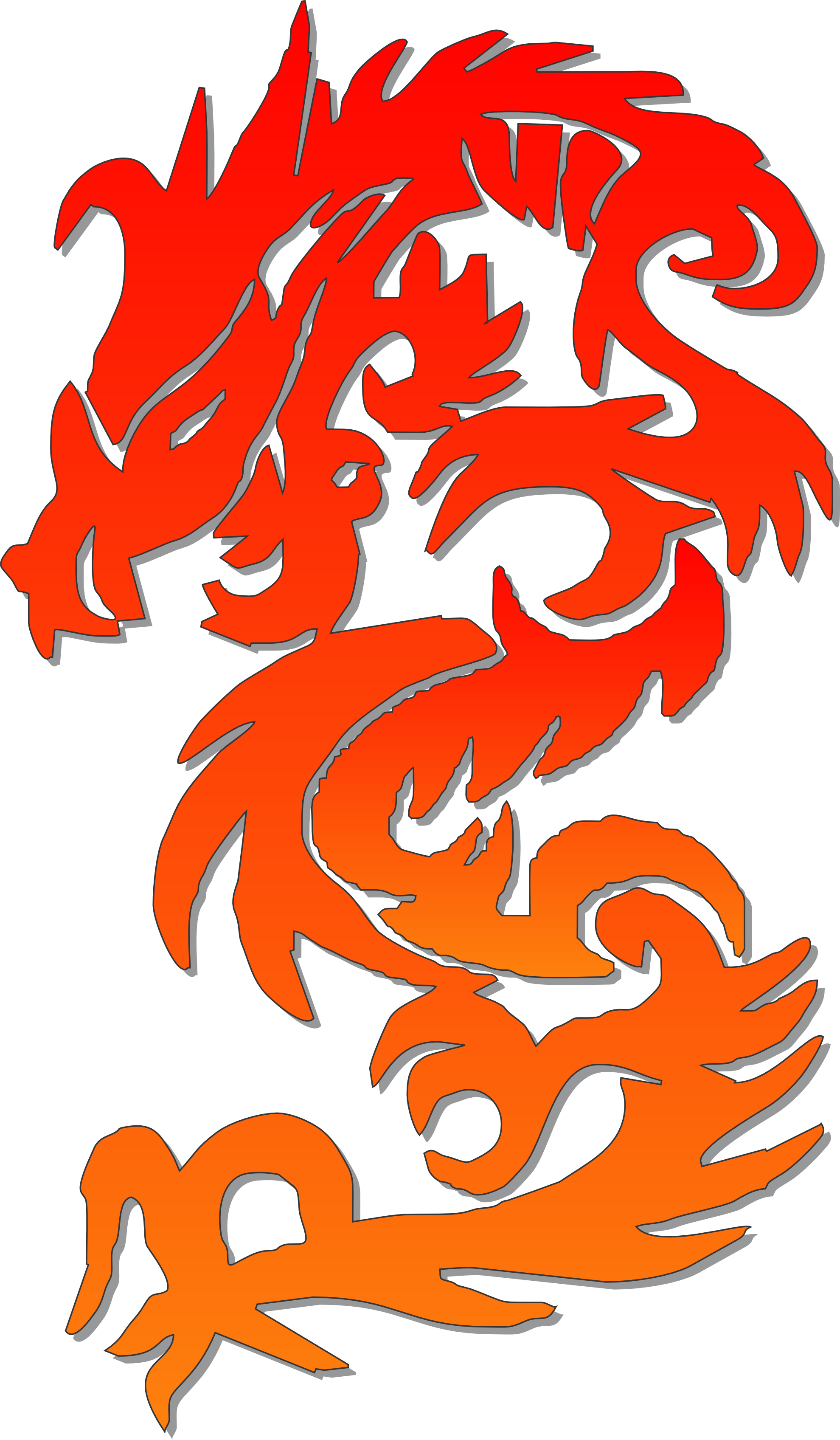 Chinese Dragon Clip Art - Clipart library