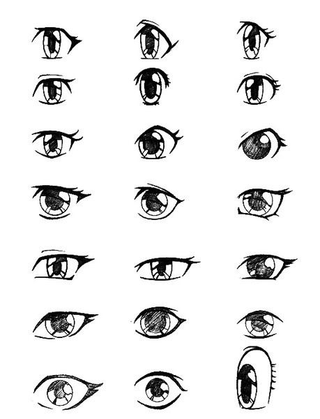 draw good cartoon eyes - Clip Art Library