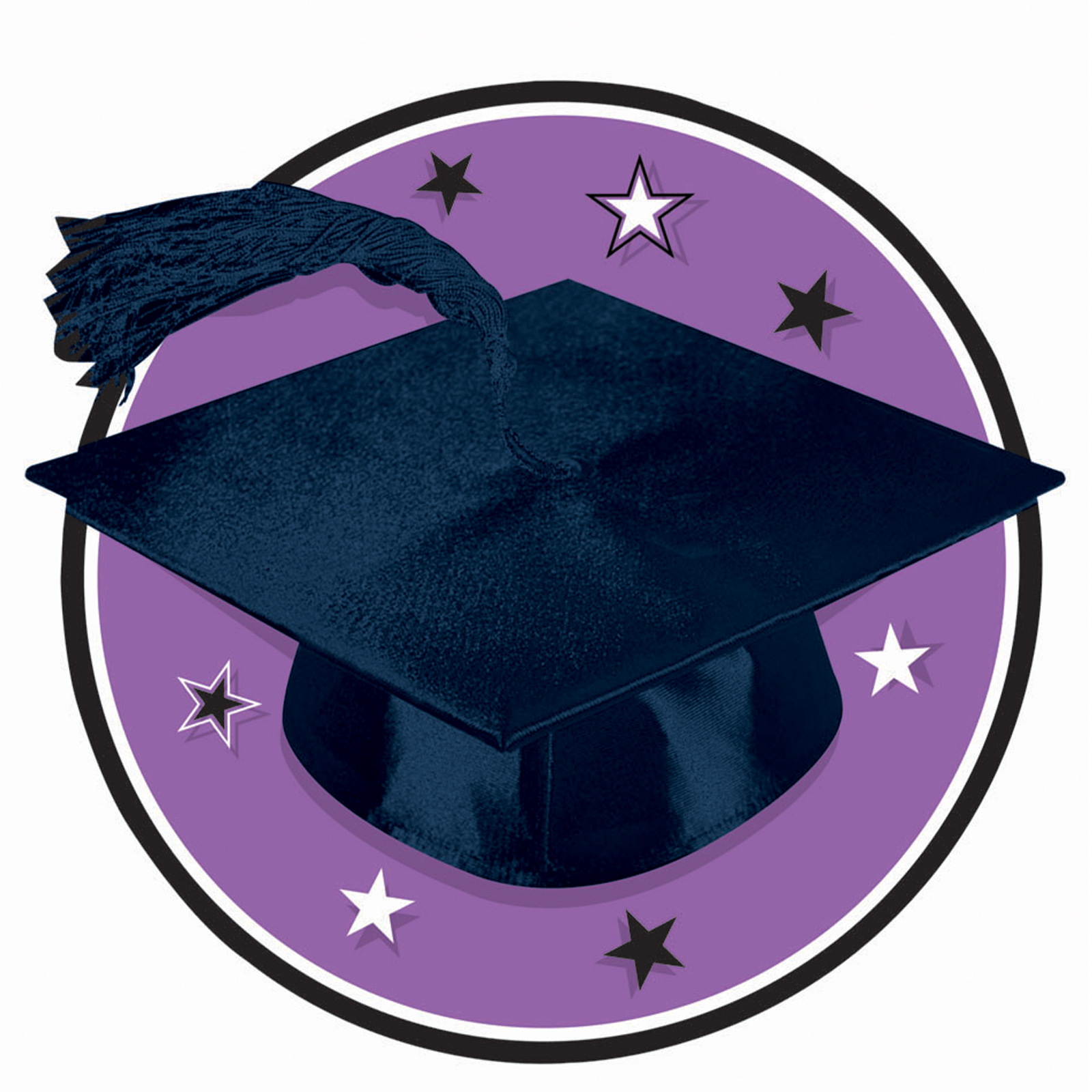 purple graduation cap clip art free - photo #44