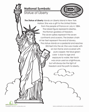 National Symbols: The Statue of Liberty