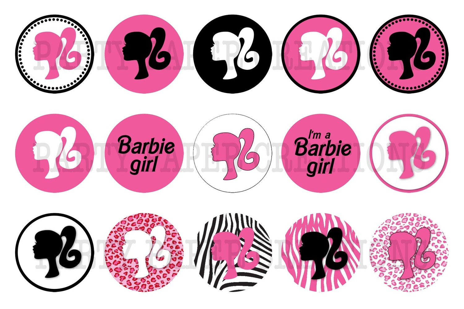 barbie head logo