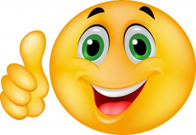 Happy Thumbs Up Emoticon - Clipart library