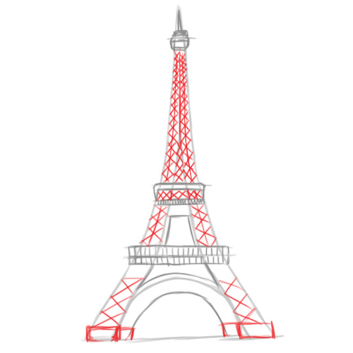 How to Draw the Eiffel Tower: 14 Steps (with Pictures) - wikiHow