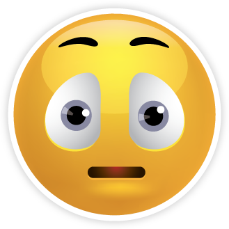 Big Eyes Shocked Face Emoji| Smiley - Clipart library - Clipart library