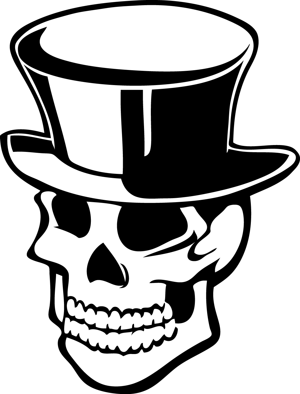 Free Skulls With Top Hats Download Free Skulls With Top Hats Png 