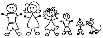 Family Clipart 4 People - Gallery