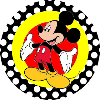 Inspired in Mickey Mouse: Free Party Printables in Red and Black 