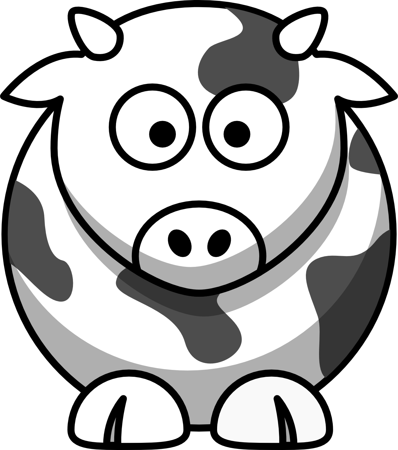 Free Black And White Cartoon Animals, Download Free Black And White Cartoon  Animals png images, Free ClipArts on Clipart Library