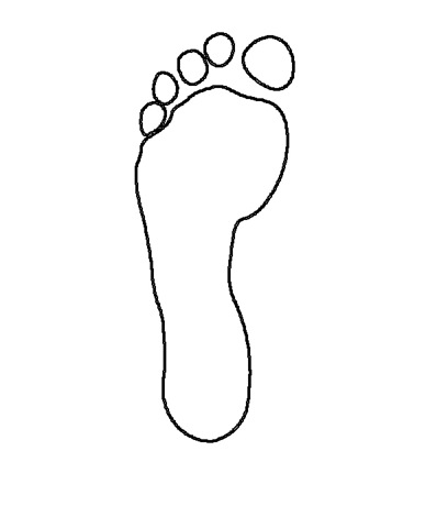 Footprint Outline Template Images  Pictures - Becuo