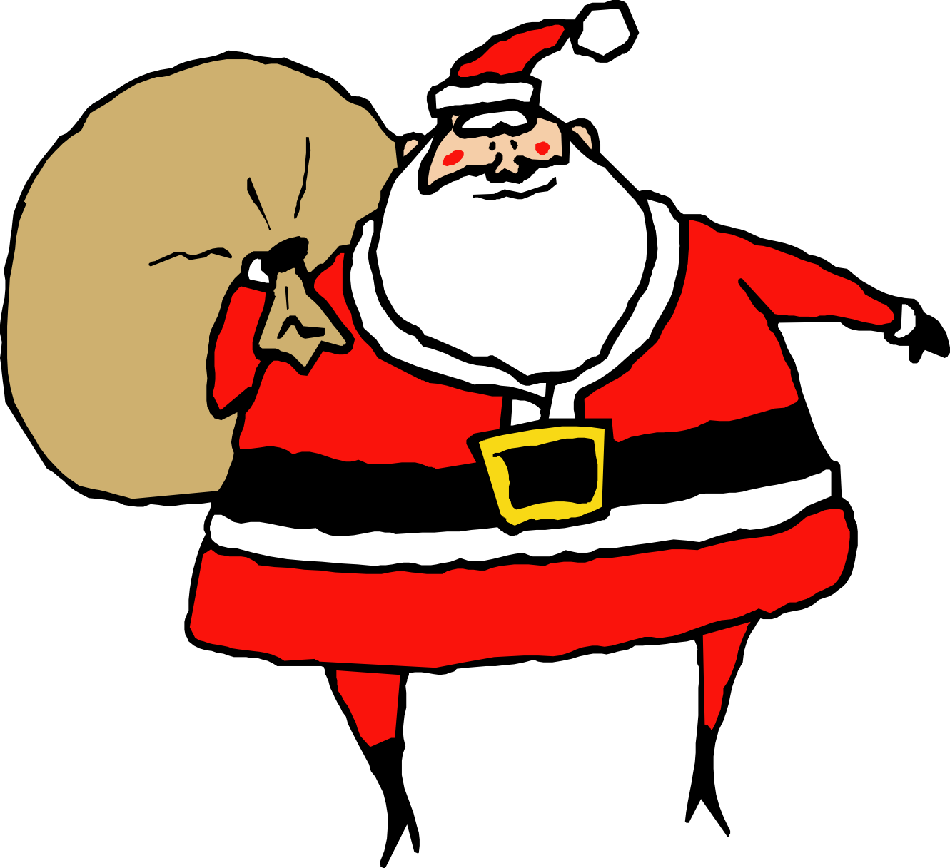 Clip Art Santa Clause - Clipart library
