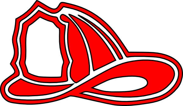 Red Fireman S Helmet clip art - vector clip art online, royalty 