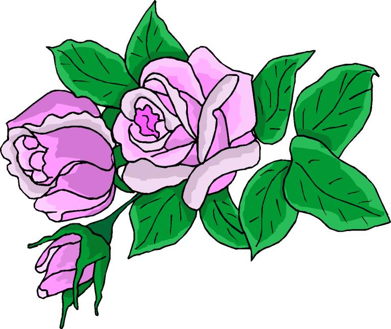 Purple Flower Clipart Tattoo