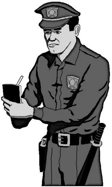 Policeman Directing Clip Art Download