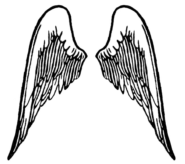 free clipart angel wings halo - photo #18