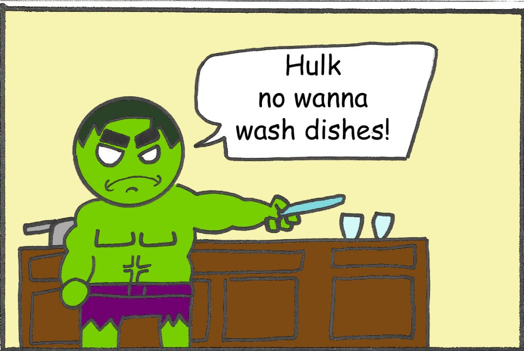 Hulk Vs. The Dirty Dishes | Monkey In The Cage