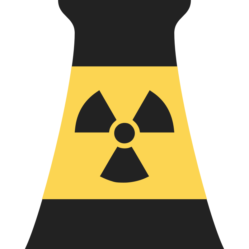 Clipart - Nuclear Power Plant Reactor Symbol 2