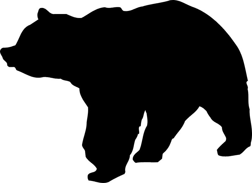 silhouette of a bear - get domain pictures - getdomainvids.
