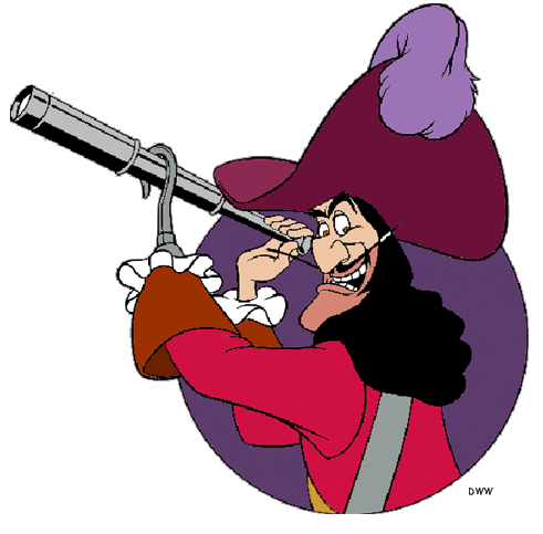 Hook, Smee and Crocodile Clipart - Disney Clipart Galore