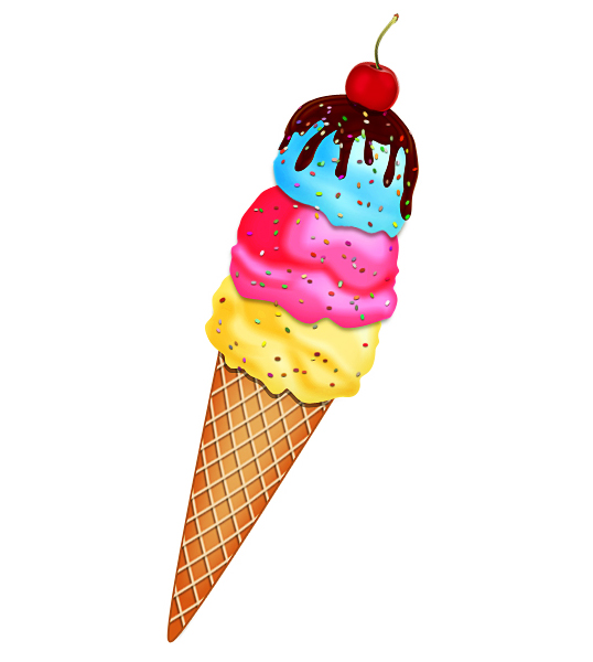 Create a Stylized Ice Cream Cone in Photoshop