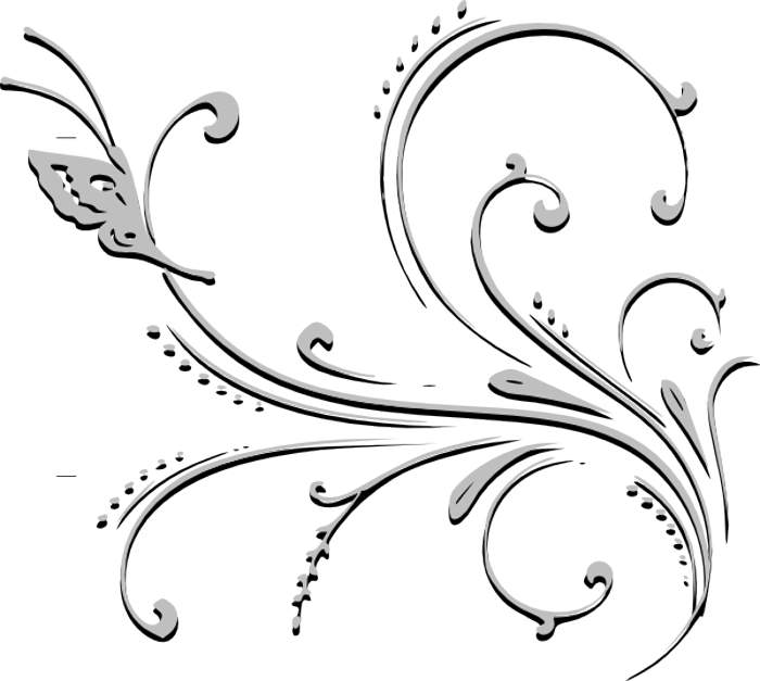 Flower clipart black and white | Free Reference Images