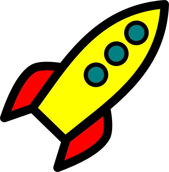 Rocket clip art - vector clip art online, royalty free  public domain